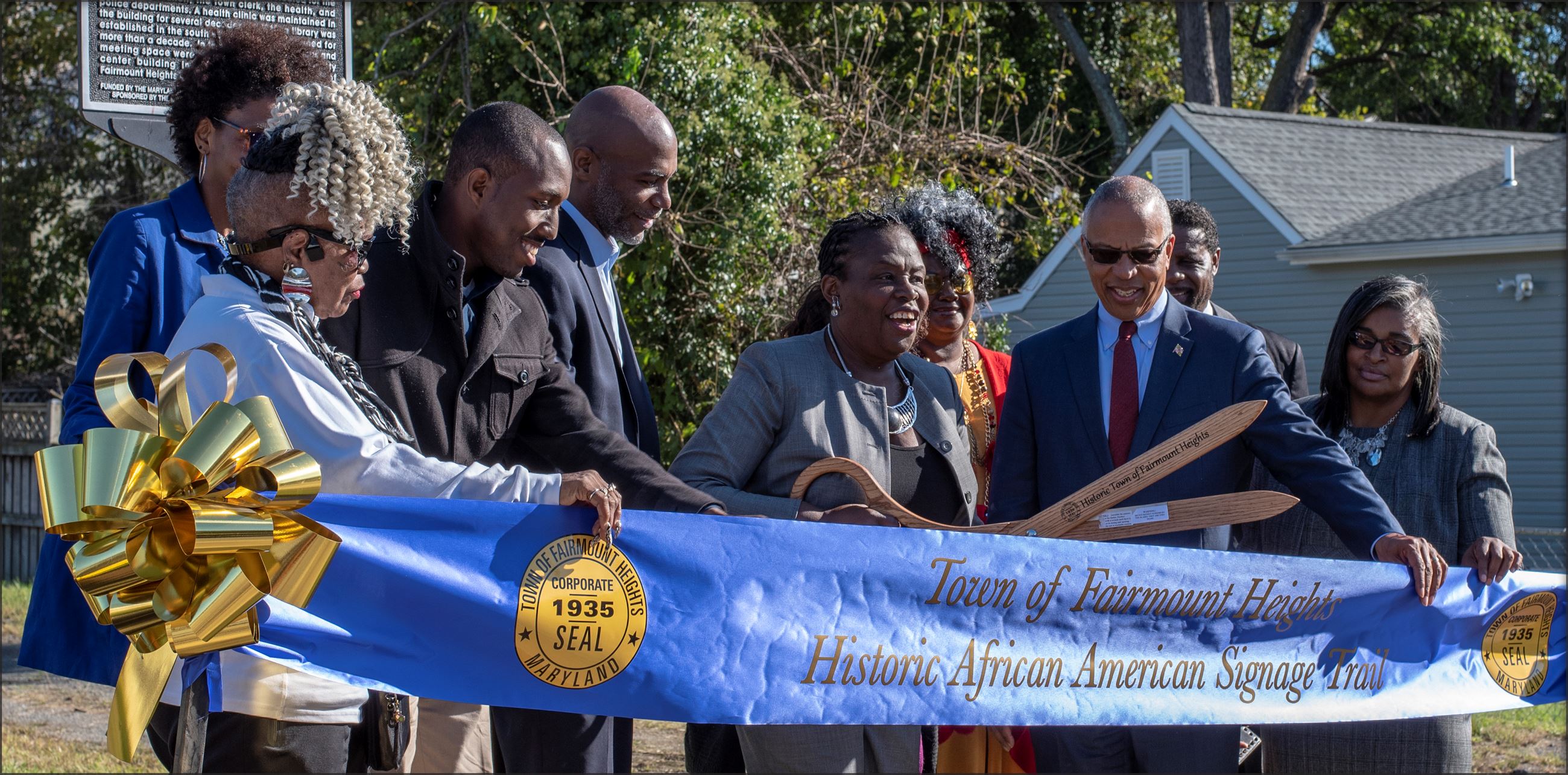 _Dedication of the Fairmount Heights Historic African American  Signage Trail 